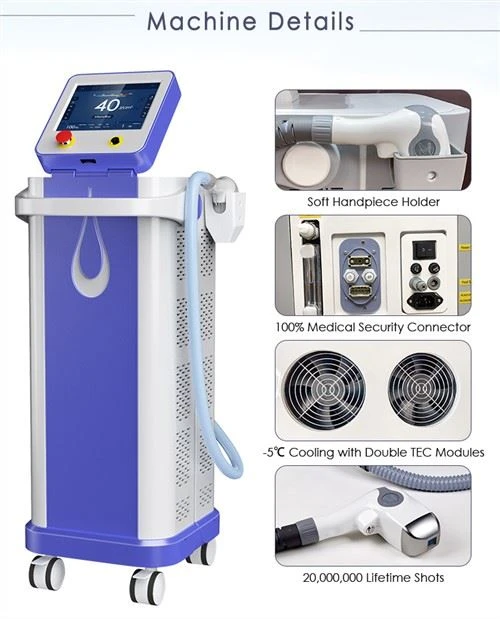 Laser Diod Penyingkiran Rambut Diluluskan TGA