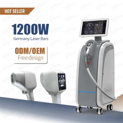 Mesin Penyingkiran Bulu Laser Diod 3000W Saiz Tempat Boleh Tukar 808nm