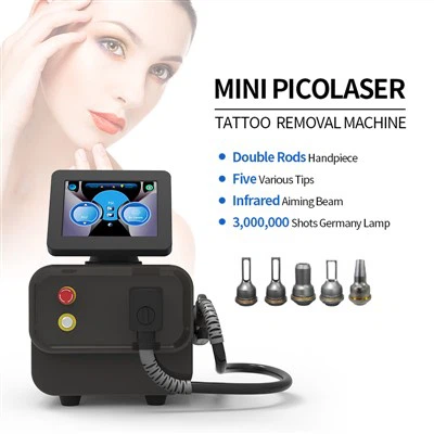 Peralatan Penyingkiran Tatu Laser 500w Q Bertukar Mesin Laser Nd Yag