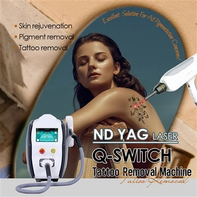 Q switch nd yag laser tatu peranti penyingkiran